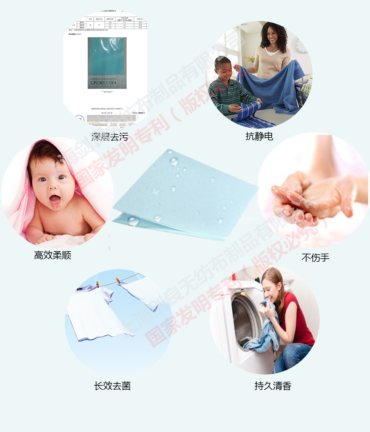 洗衣片OEM/ODM_洗衣片功效_上海剑良无纺布制品有限公司